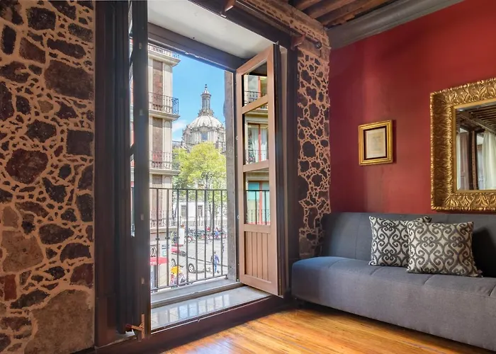 Historic Suite W Balconies To Cathedral & Rooftop Casa Sauto 5